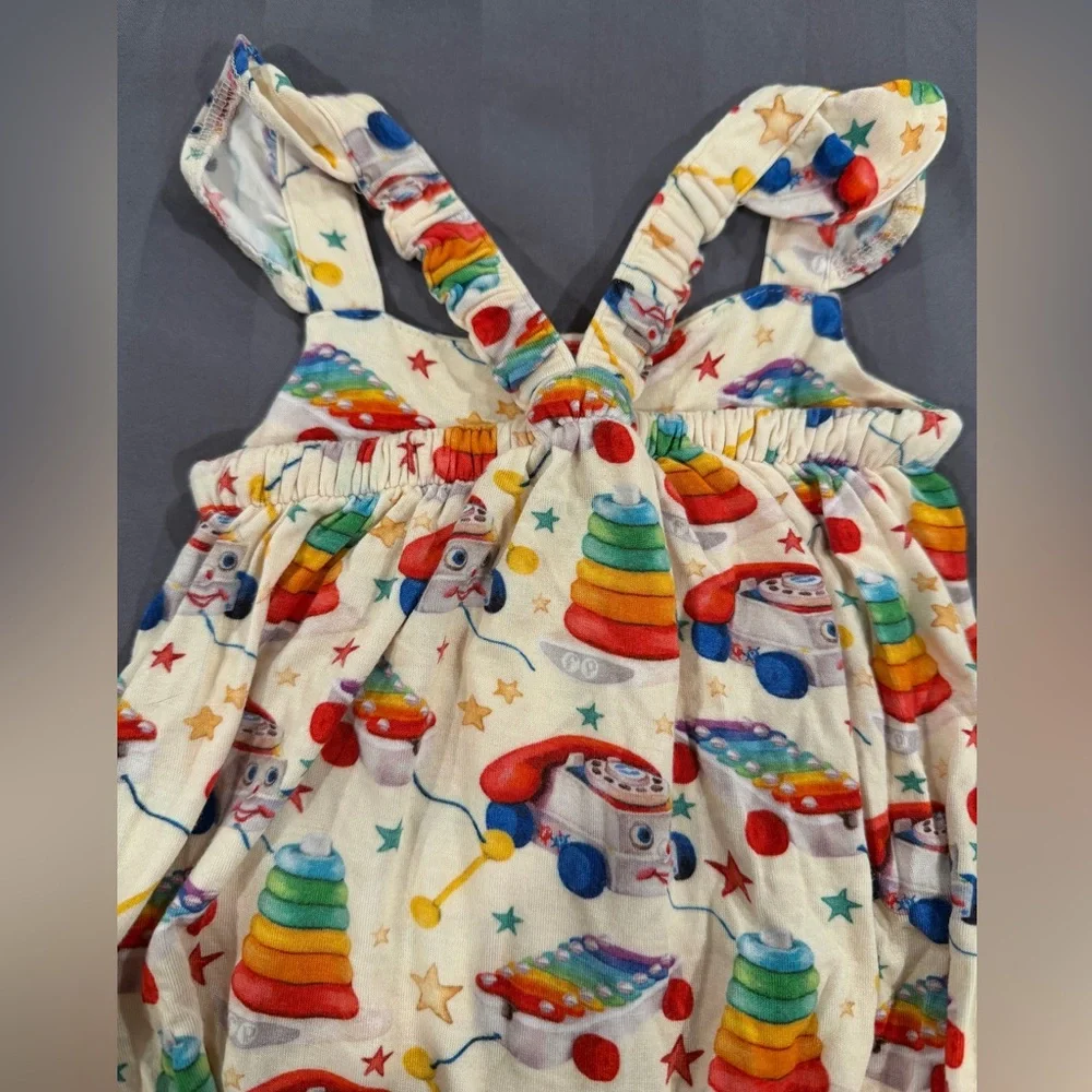 Posh Peanut Vintage Fischer Price Bubble Romper - 6-12 M